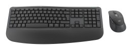 Logitech Signature Comfort Plus Combo MK880 for Business klawiatura Dołączona myszka Uniwersalne USB + Bluetooth QWERTZ Niemieck