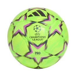 Piłka nożna adidas UCL Pro Winter 26/27 League Stage zielono-czarno-różowa KE9769 5