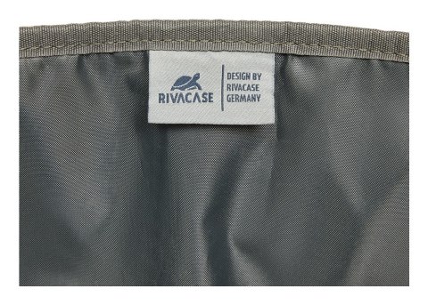 Rivacase Eden plecak Plecak podróżny Oliwkowy Skóra woskowana (Pull Up), Poliester, Przetworzony politereftalan etylenu (rPET)