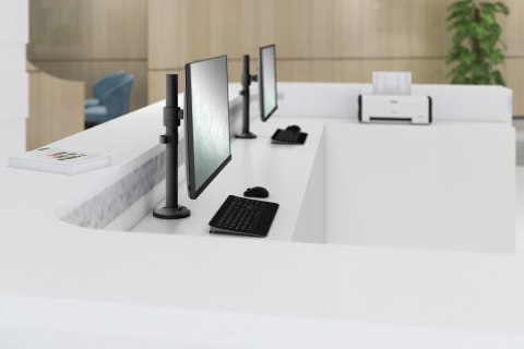 Uniwersalny pojedynczy uchwyt kolumnowy na monitor Digitus