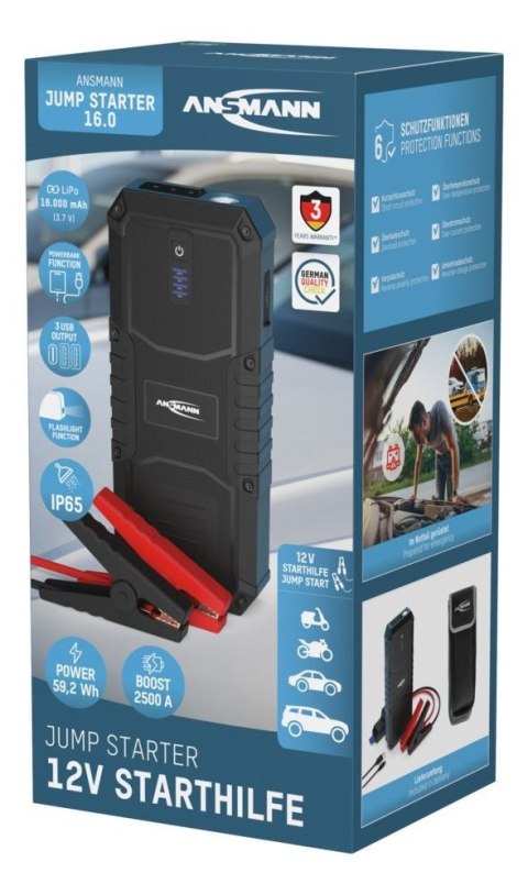 Ansmann Jump Starter 16.0 2500 A