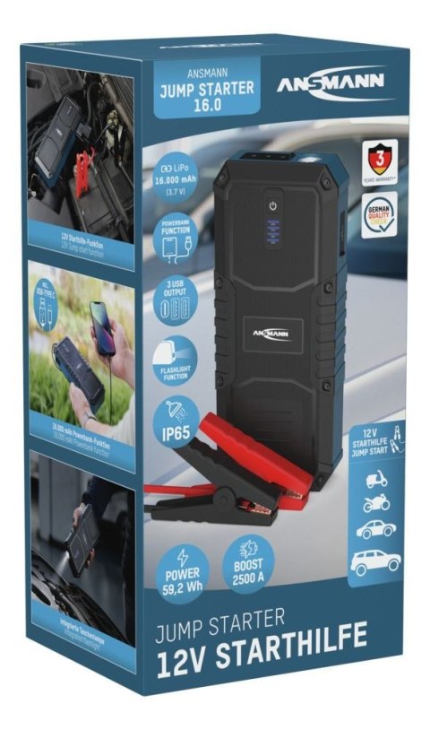 Ansmann Jump Starter 16.0 2500 A
