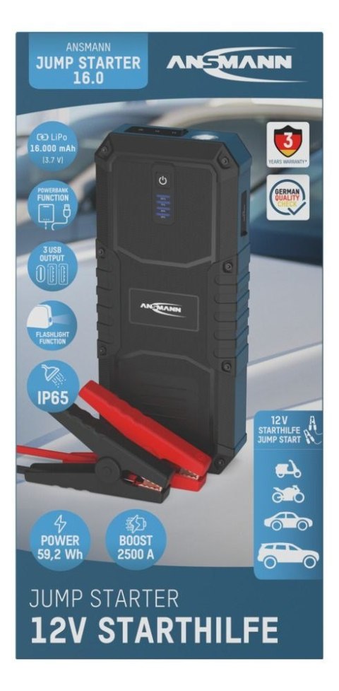 Ansmann Jump Starter 16.0 2500 A