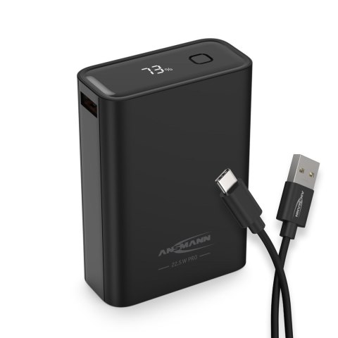 Ansmann PB222PD Litowo-polimerowy (LiPo) 20000 mAh Czarny