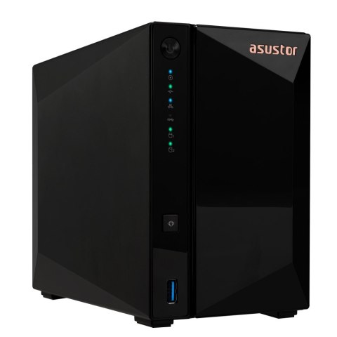 Asustor DRIVESTOR 2 Pro Gen2 AS3302T v2 NAS Realtek RTD1619B 2 GB DDR4 ADM Czarny