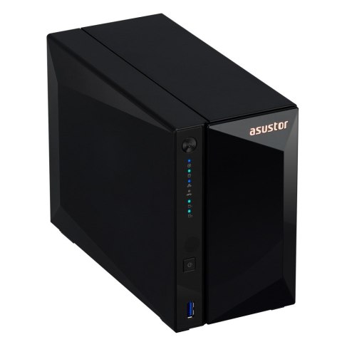 Asustor DRIVESTOR 2 Pro Gen2 AS3302T v2 NAS Realtek RTD1619B 2 GB DDR4 ADM Czarny