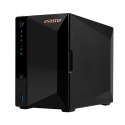 Asustor DRIVESTOR 2 Pro Gen2 AS3302T v2 NAS Realtek RTD1619B 2 GB DDR4 ADM Czarny