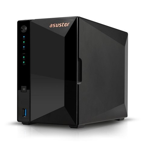Asustor DRIVESTOR 2 Pro Gen2 AS3302T v2 NAS Realtek RTD1619B 2 GB DDR4 ADM Czarny