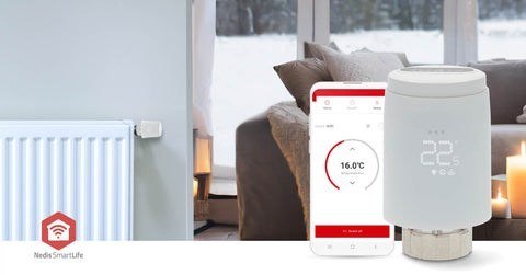 Inteligentny termostat grzejnikowy ZigBee Nedis SmartLife ZBHTR20WT