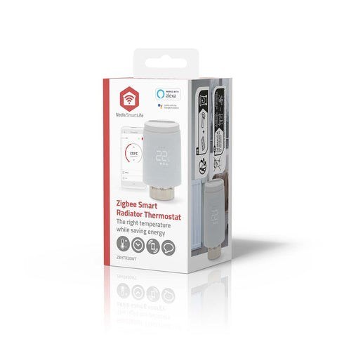Inteligentny termostat grzejnikowy ZigBee Nedis SmartLife ZBHTR20WT