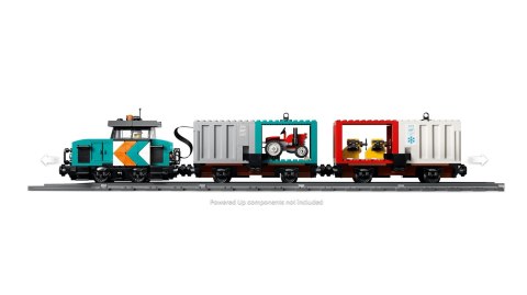 LEGO City 60509 - Portowy pociąg towarowy, dźwig i ciężarówka