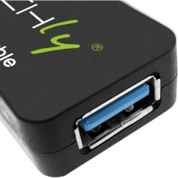 Techly ICUR30100G kabel USB USB 3.2 Gen 1 (3.1 Gen 1) 10 m USB A Czarny