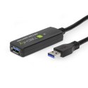 Techly ICUR30100G kabel USB USB 3.2 Gen 1 (3.1 Gen 1) 10 m USB A Czarny