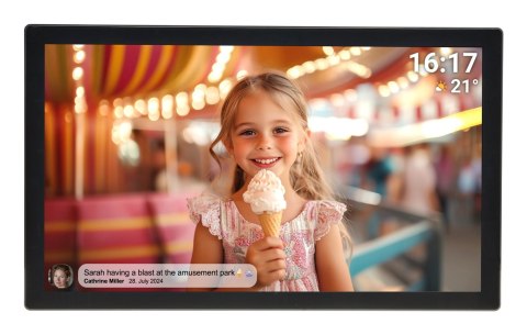 Ramka na zdjęcia Denver z FRAMEO 31.5" 32GB czarna
