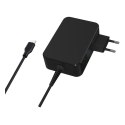 LC-Power LC-NB-GAN-90-C ładowarka do urządzeń przenośnych Laptop Czarny Prąd przemienny Wewnętrzna