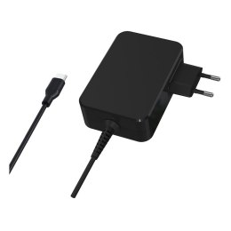 LC-Power LC-NB-GAN-90-C ładowarka do urządzeń przenośnych Laptop Czarny Prąd przemienny Wewnętrzna