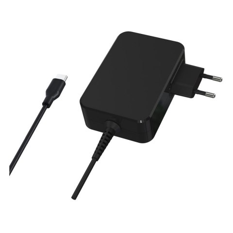 LC-Power LC-NB-GAN-90-C ładowarka do urządzeń przenośnych Laptop Czarny Prąd przemienny Wewnętrzna