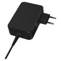 LC-Power LC-NB-GAN-90-C ładowarka do urządzeń przenośnych Laptop Czarny Prąd przemienny Wewnętrzna