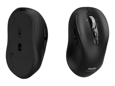 Mysz PORT CONNECT Expert Mouse, | Bezprzewodowa | Bluetooth | Czarna