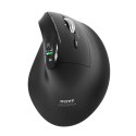 Mysz PORT CONNECT | ERGO AUDITOR | Bezprzewodowa | Bluetooth, 2,4 GHz | Czarna