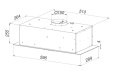 Okap do zabudowy MAAN Ares M 60 cm | LED | czarny