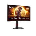 AOC G4 Q27G4SDR monitor komputerowy 67,3 cm (26.5") 2560 x 1440 px Quad HD QD-OLED Czarny, Czerwony