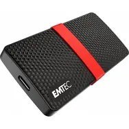 Emtec X200 256 GB USB Type-C 3.2 Gen 1 (3.1 Gen 1) Czarny, Czerwony