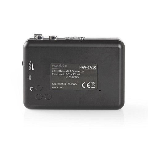 Nedis ACGRU100GY odtwarzacz MP3/MP4 Szary