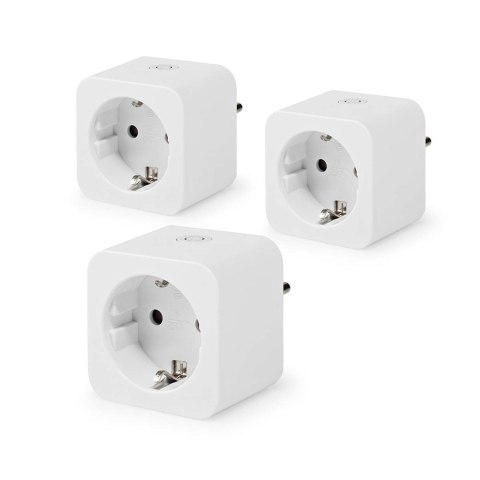 Nedis WIFIP121FWT3 inteligentny korek 3680 W Dom Biały
