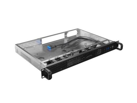 Obudowa ITX serwerowa Lanberg SC01-3001-10B 300/10 19"/1U Czarna