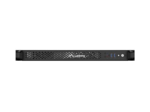 Obudowa ITX serwerowa Lanberg SC01-3001-10B 300/10 19"/1U Czarna