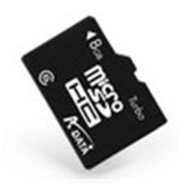 ADATA 8 GB, MicroSDHC, Flash memory class 4, SD adapter