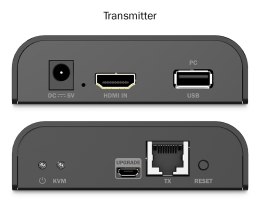 Digitus DS-55355 Przedłużacz HDMI KVM IP, 4K/60Hz