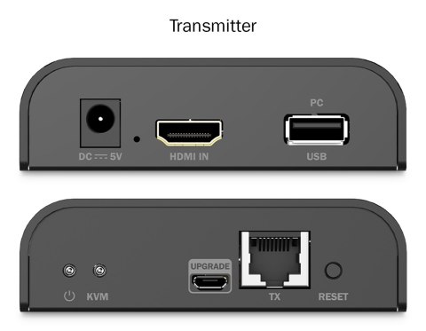 Digitus DS-55355 Przedłużacz HDMI KVM IP, 4K/60Hz