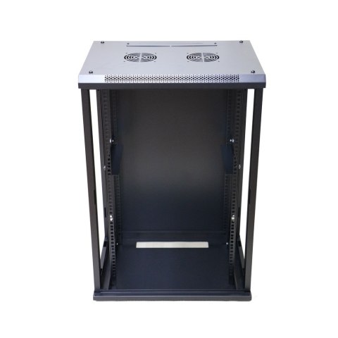 Extralink Szafa rack 15U 600x600 Czarna montowana na ścianie
