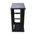 Extralink Szafa rack 15U 600x600 Czarna montowana na ścianie