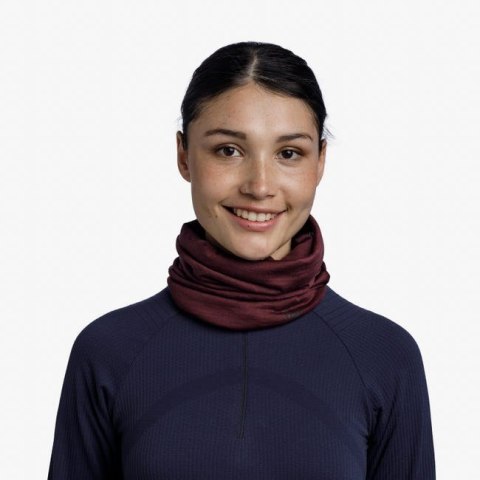Chusta wielofunkcyjna Buff Lightweight Merino Wool - Granat