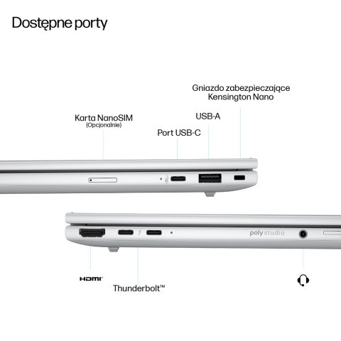 HP EliteBook 8 G1a Next Gen AI PC Copilot+ PC AMD Ryzen AI 5 PRO PRO 340 Laptop 35,6 cm (14") WUXGA 32 GB DDR5-SDRAM 1 TB SSD Wi