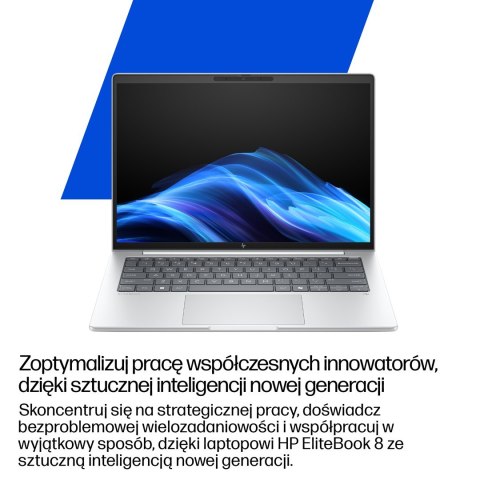 HP EliteBook 8 G1a Next Gen AI PC Copilot+ PC AMD Ryzen AI 5 PRO PRO 340 Laptop 35,6 cm (14") WUXGA 32 GB DDR5-SDRAM 1 TB SSD Wi
