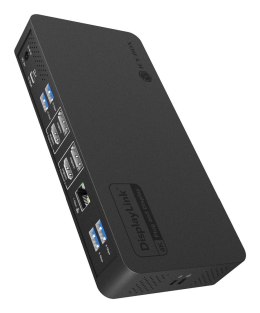 ICY BOX IB-DK2255AC Przewodowa USB 3.2 Gen 2 (3.1 Gen 2) Type-C Czarny