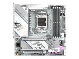 Gigabyte X870M ELITE WIFI7 ICE | Gniazdo procesora: AM5 | Typ chipsetu: AMD X870 | Obsługiwana technologia pamięci RAM: DDR5 SDR