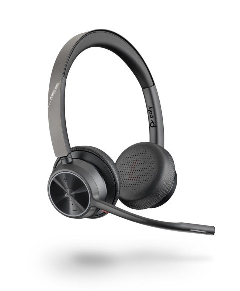 HP Poly Zestaw słuchawkowy Poly Voyager 4320 z certyfikatem Microsoft Teams USB-A + adapter BT700