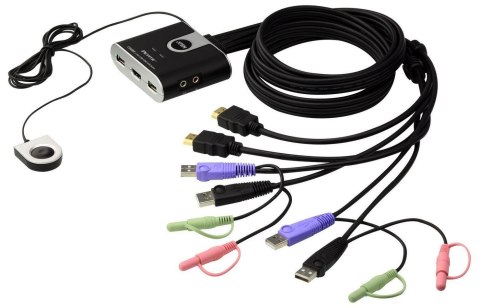 ATEN CS692-AT przełącznik KVM Czarny