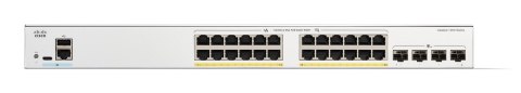 Cisco C1200-24P-4X łącza sieciowe Zarządzany L2/L3 Gigabit Ethernet (10/100/1000) Biały