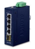 PLANET IGS-510TF łącza sieciowe Nie zarządzany Gigabit Ethernet (10/100/1000) Niebieski