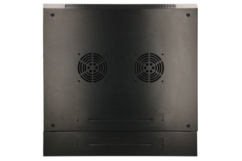 Extralink Szafa rack 6U 600x600 AZH Czarna montowana na ścianie, dwusekcyjna