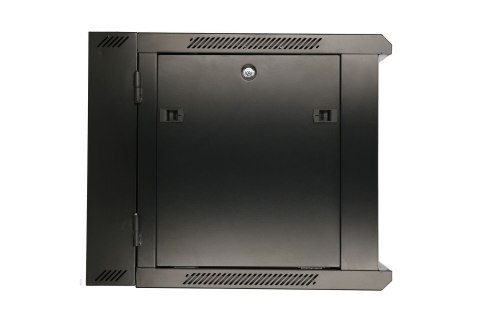 Extralink Szafa rack 6U 600x600 AZH Czarna montowana na ścianie, dwusekcyjna