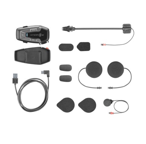 Interkom motocyklowy INTERPHONE U-COM 6R, komplet na 1 kask