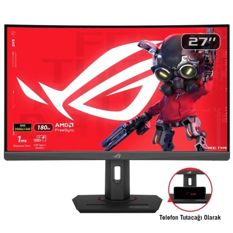 Monitor ASUS XG27WCS 68,6cm (27") 2560x1440px Wide Quad HD Czarny