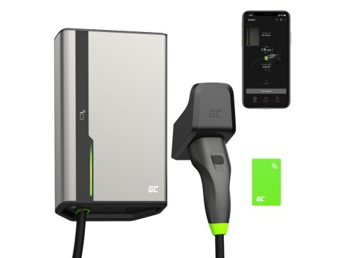 Wallbox Green Cell HabuDen 22kW 32A - kabel 7,5m z NFC